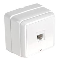 BRON S/Ü DATA PRİZİ 1*RJ45 (CAT6) BEYAZ 1